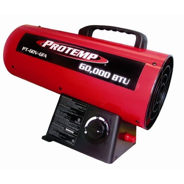 ProTemp 60000BTU Forced Air Propane Heater