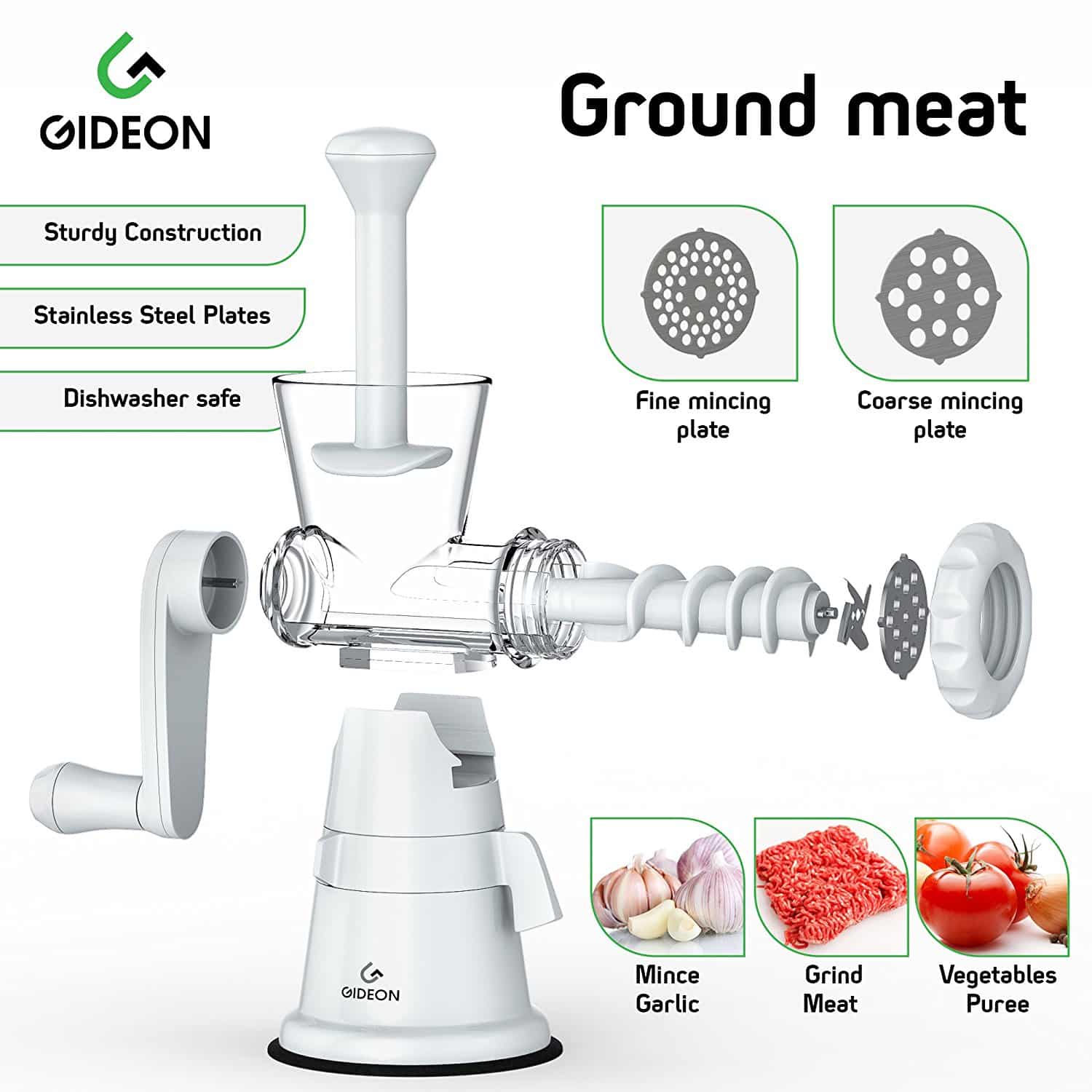 Gideon Manual Meat Grinder Parts Appliance Analysts