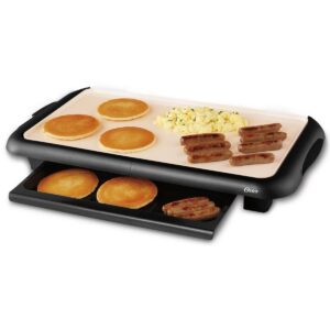 Oaster Griddle with food ready to be served