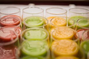Range of smoothies