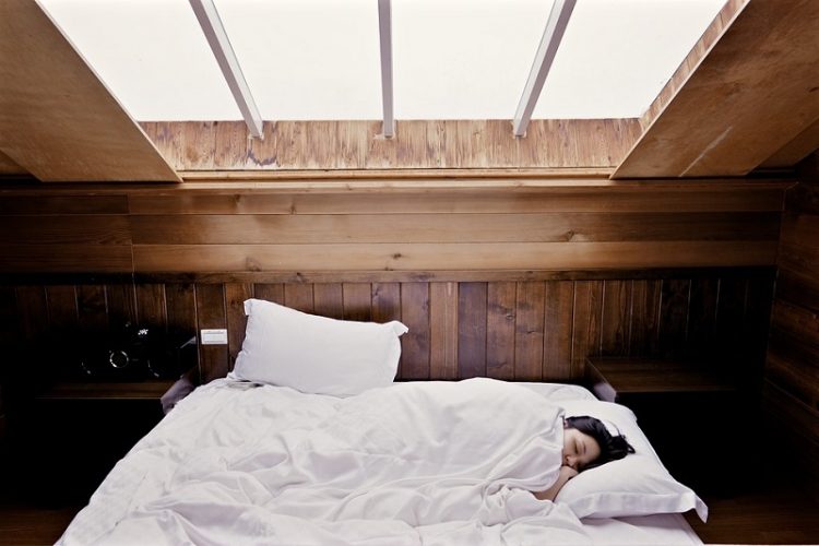 Girl Sleeping in Warm Room