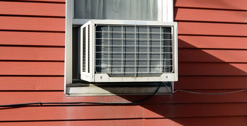 Heavy window air conditioning unit