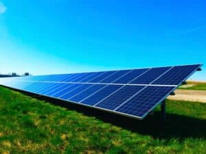 Solar Power Panels generating BTU