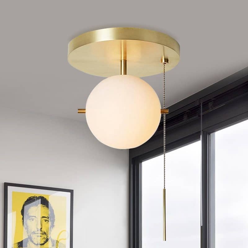 diy pull chain light fixture