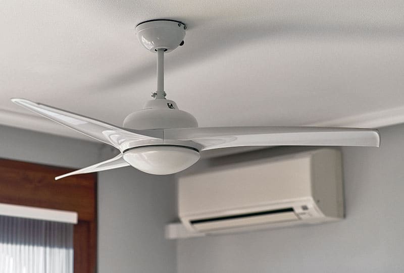 Ceiling Fan used with AC