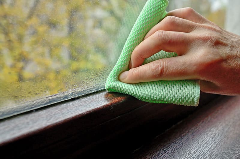 Cleaning condensation 