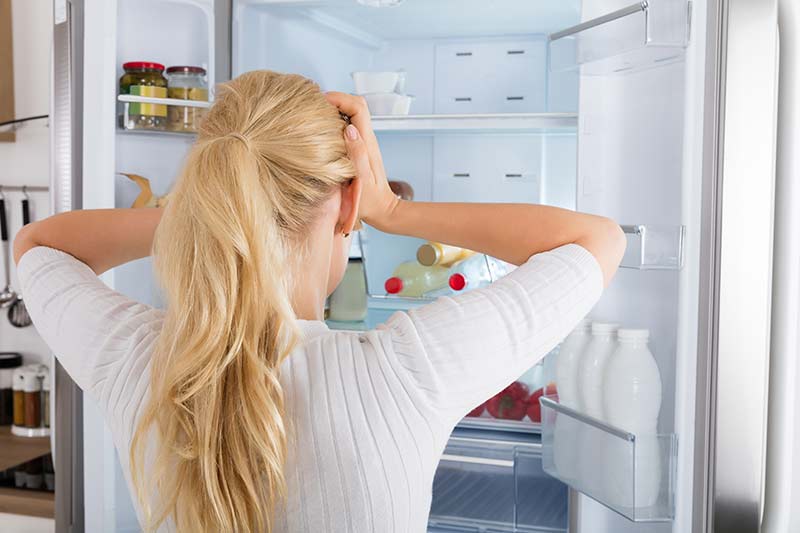 Left fridge door open store for 3 hours