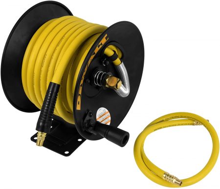 ReelWorks 28107153A Steel Retractable Air Compressor/water Hose Reel With 3/8" X for sale online