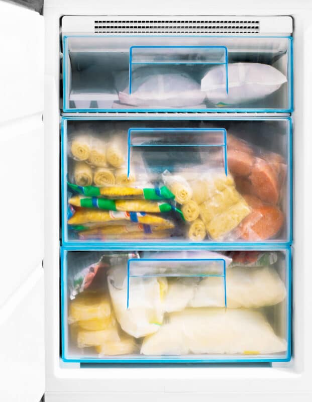 Loaded freezer