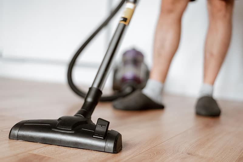 stop the vacuum from shocking you