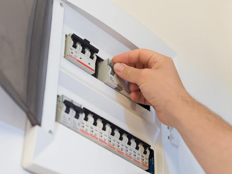 microwave trips circuit breaker