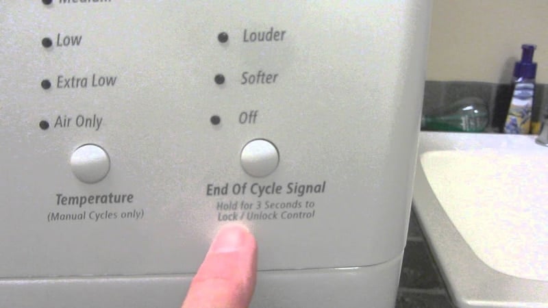 End of cycle button