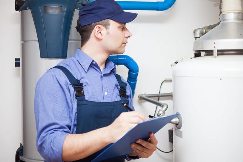 Call a professional to check your water heater