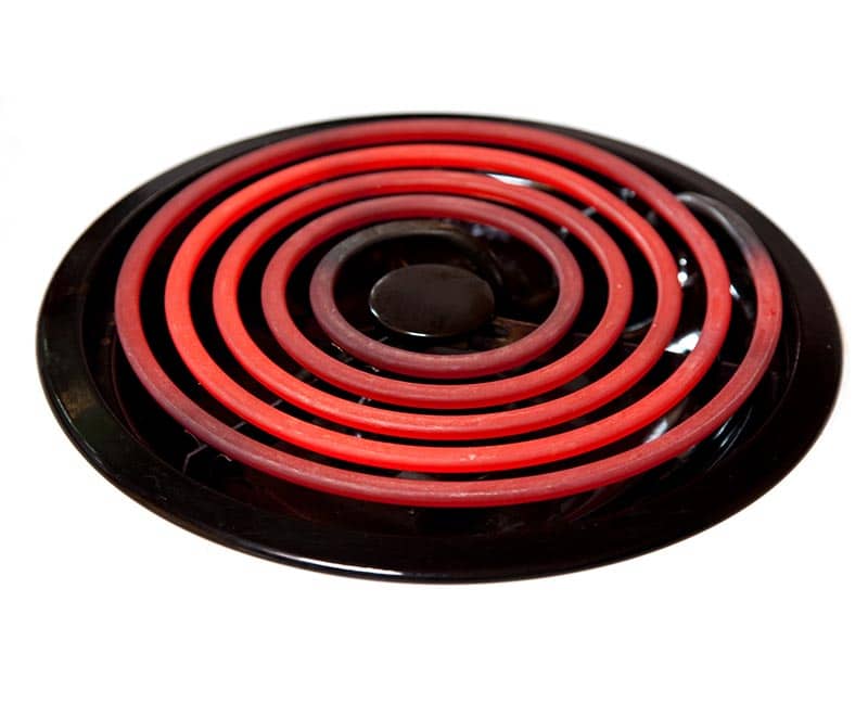 an electric stove heat coil