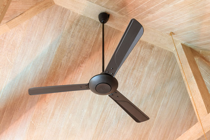 metal downrod ceiling fan