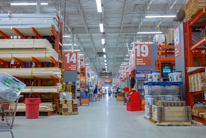 home depo aisle