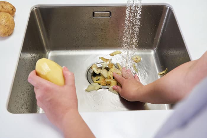 Not all food waste can be disposed in garbage disposal