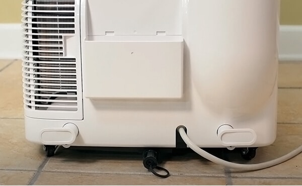 Lg portable air conditioner keeps sale filling with water