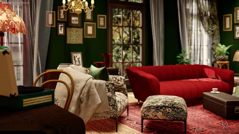 Amelie Living Room - Side Angle