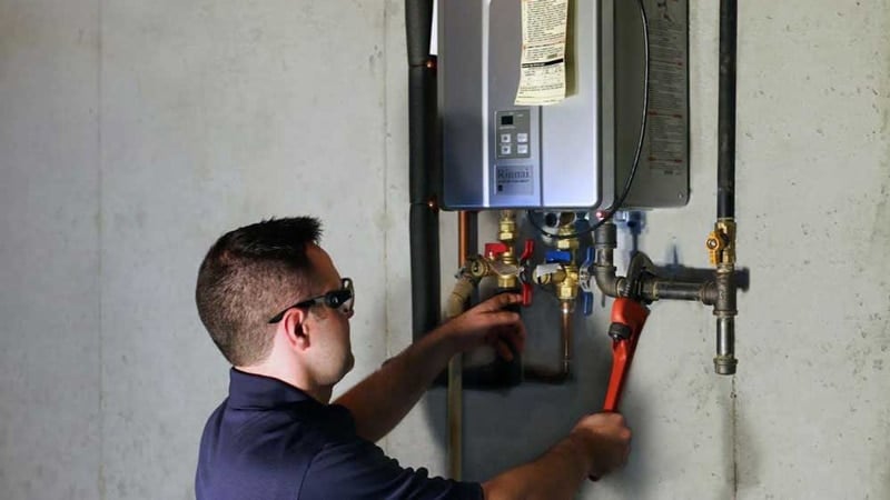 Water heater technical service