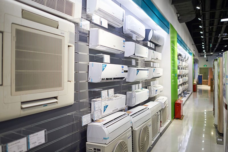 air con units in a store