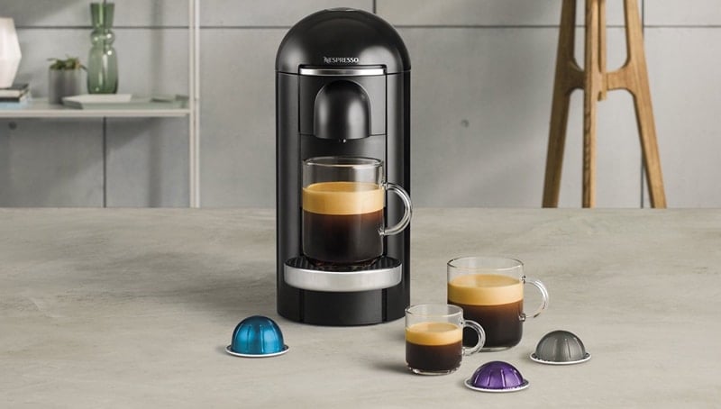 High tech Nespresso coffee machine
