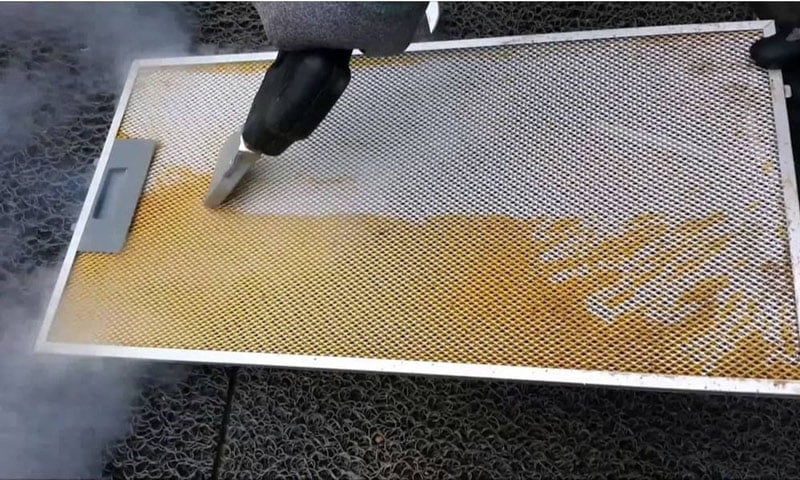 Cleaning Grease Filter From Range Hood