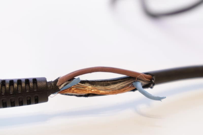 Damaged Power Cord