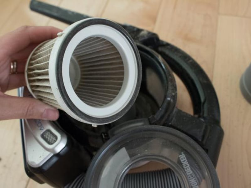Removing Vacuum Filters to clean them