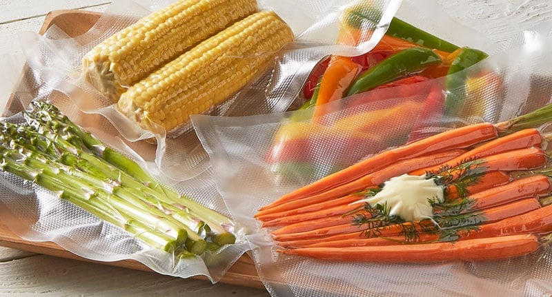 Sealed vegetables