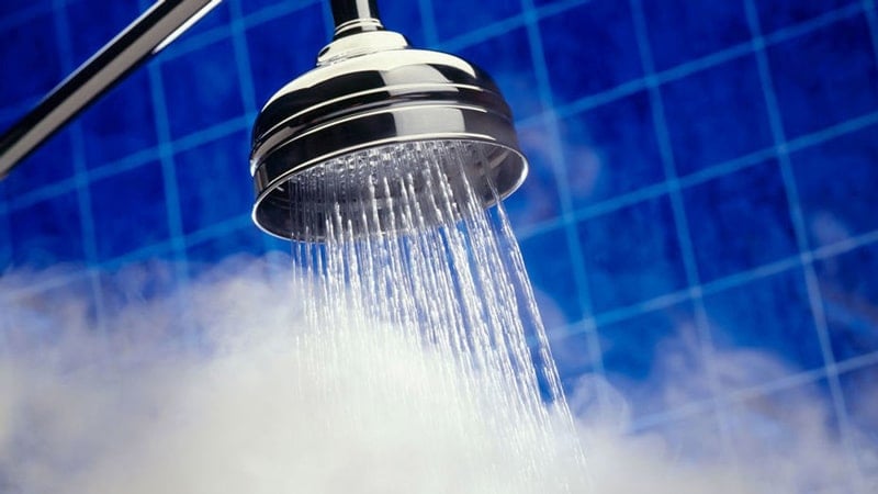  Shower throwing very hot water