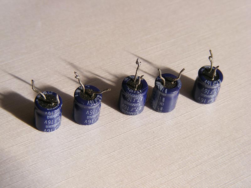 faulty capacitors