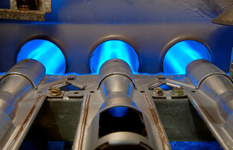 Furnace gas burners