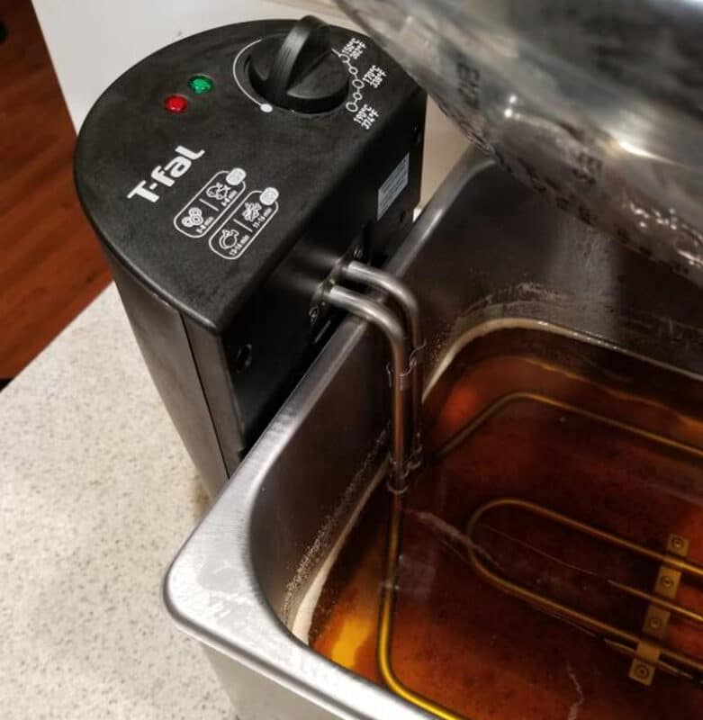 Deep Fryer Heating Element connected