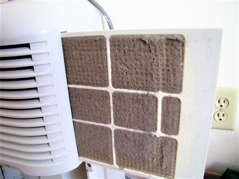 Very Dirty Dehumidifier Filter