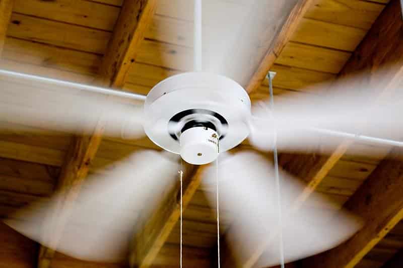 rotating ceiling fan blades