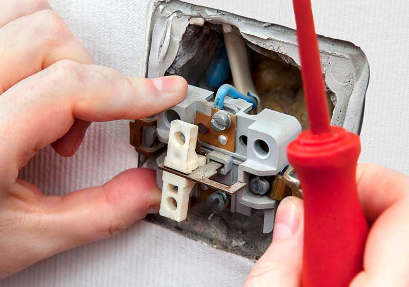 replacing faulty outlet