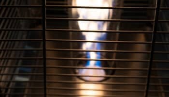 gas heater flame