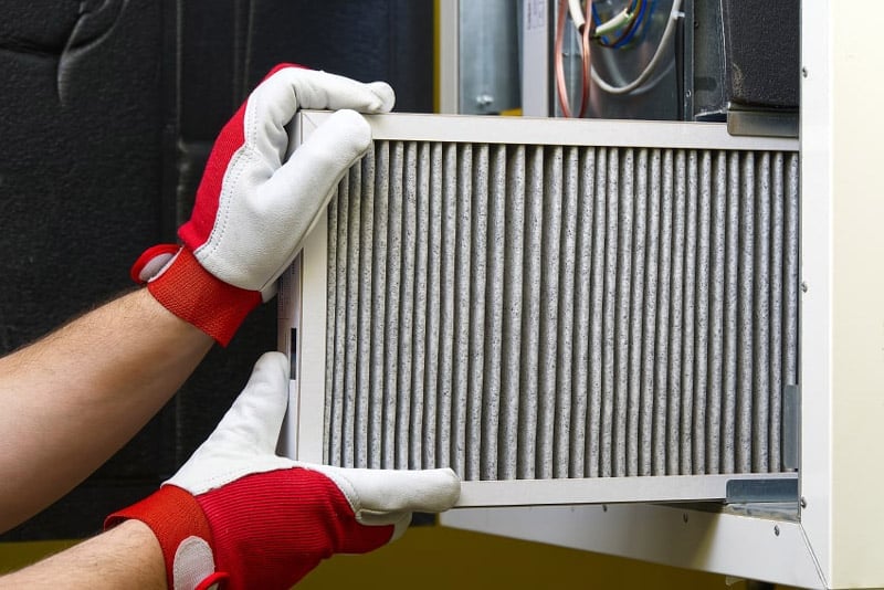 Hand Removing Furnace Filter