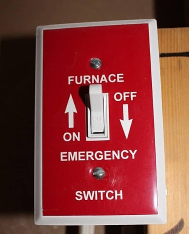 Furnace Electrical Power Switch