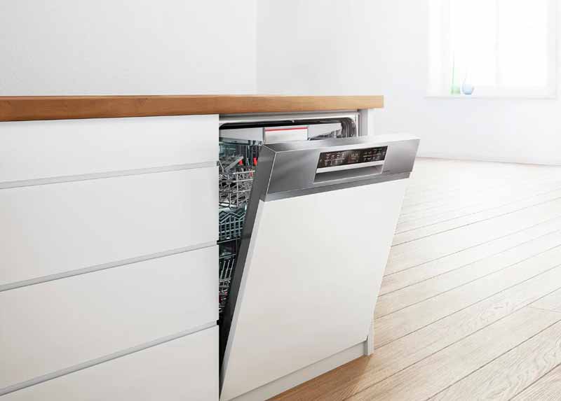 Bosch Dishwasher With Door Open