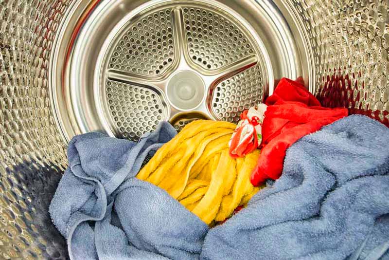 Wet Clothes In Dryer