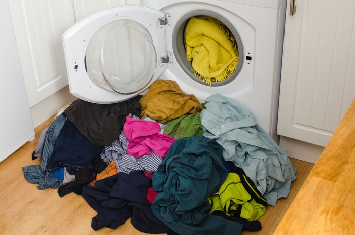 Don't overload your washing machine