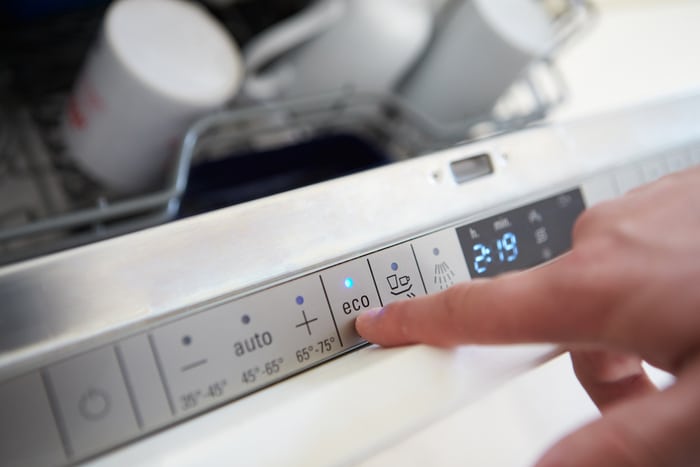 Use eco mode on your dishwasher