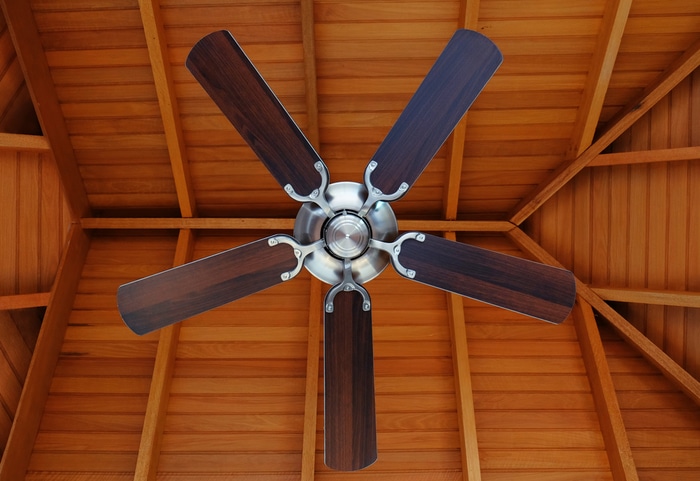 A ceiling fan