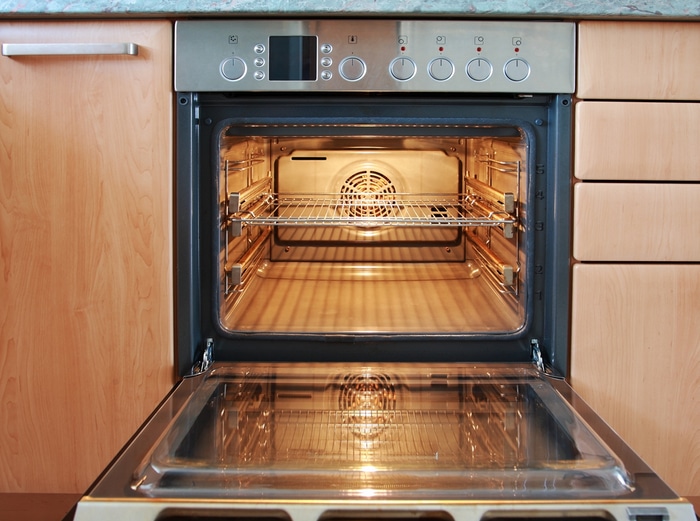 An open oven