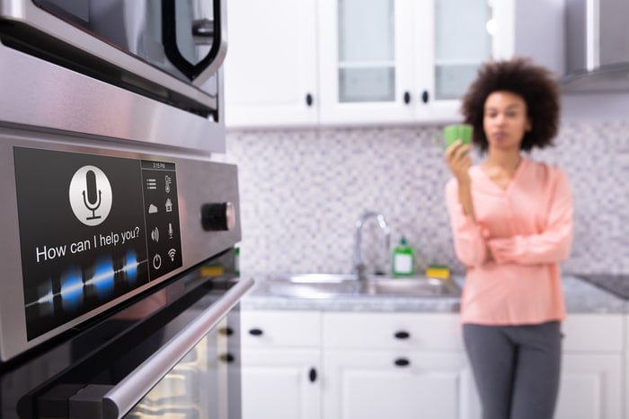 A Smart Oven with voice control features