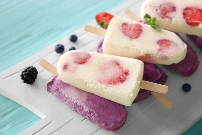 Fruit popsicles