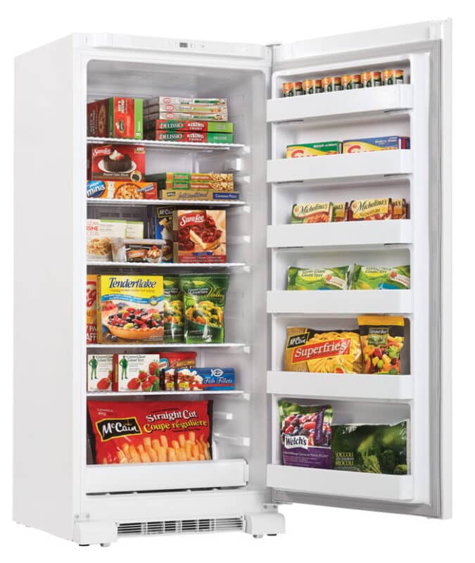 Upright freezer