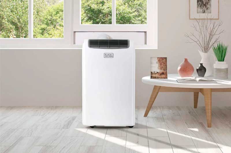Front View Of Portable Air Conditioner